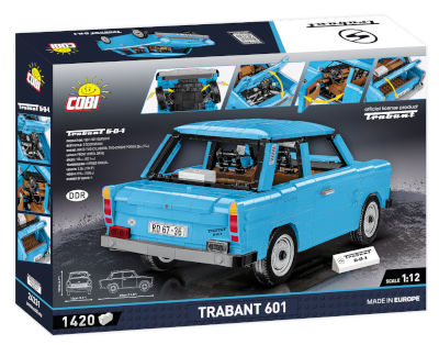 KLOCKI COBI CARS 24331 SAMOCHÓD TRABANT 601 S 1415 KL.